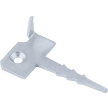 Крепление террасной доски КЛЮЧ (Кляммер), 2мм, 60мм х 30мм, цинк СибрТех 46557