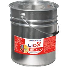 Лакокраска Lida ХВ 124 40 кг защитная