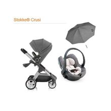 Коляска прогулочная Stokke Crusi + автокресло izi Go+зонт