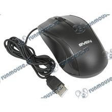 Оптическая мышь Sven "RX-150", 2кн.+скр., черный (USB) (ret) [121529]