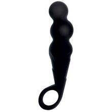 Чёрный анальный стимулятор ASSY THE MAGGOT SILICONE - 14,5 см. Черный