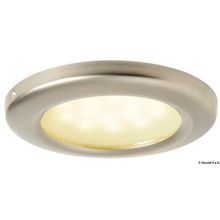 Osculati Vega spotlight matt SS nickel colour 16 LEDs, 13.433.13