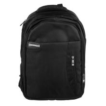 Рюкзак улучшенный, 46x32x18см, 3 отделения, 4 кармана, уплотненные лямки, усиленная ручка, черный Черный
