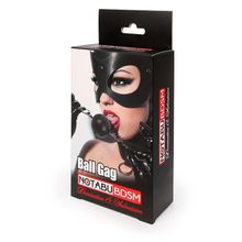 Bior toys Черно-фиолетовый пластиковый кляп-шарик с отверстиями Ball Gag (черный с фиолетовым)