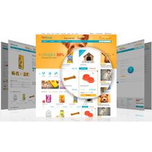PetHouse: товары для животных, корма, зоомагазин. Шаблон на Битрикс