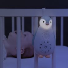 ZAZU Беспроводная колонка+проигрыватель+ночник пингвинёнок Зои (ZOE). ZAZU. 0+. Серый. ZA-ZOE-01