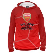 Худи Я-МАЙКА We Love You Arsenal