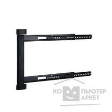 Kromax LEDAS-90 black, Кр. стал. наст. для TV 32"-65", max 45 кг, 1 ст св., пов. 180 , от ст. 28 мм, max VESA 600x400 мм.