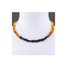 Бусики-Колечки Бусы Янтарь "Солнечная россыпь" арт. НЯН-п596