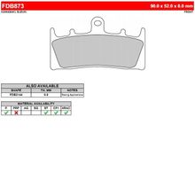 FERODO Тормозные колодки FERODO FDB873P