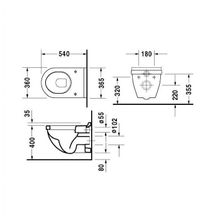 Чаша подвесного унитаза Duravit Starck 3 2200090000 (42000900A1)