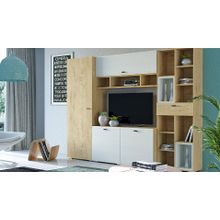 Сильва Стенка для гостиной Snow wood ID - 487286