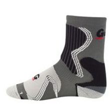  Термоноски GUAHOO Sport Mid-Weight 130-CW GY (серый красный)