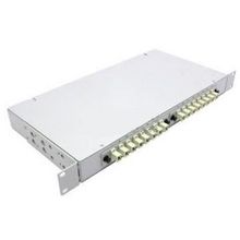 Коммутационная панель  Sonatel   MOCK-1-16-SC-B   Patch Panel ВО 19" 1U, 16port SC, укомплектованная (16x  pigtail  MM  50 125)