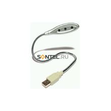 USB лампа S-iTECH UL-125 на гибкой ножке, 3 светодиода
