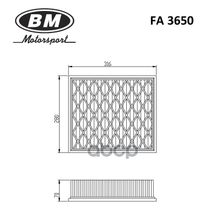 Фильтр Воздушный Mercedes-Benz Sprinter, Vw Lt (96-06) BM-Motorsport арт. FA3650