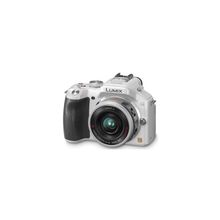 Panasonic lumix dmc-g5xee-w 18.3mpix белый  lumix gx vario pz 14-42mm 3" 1080 sdhc li-ion
