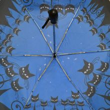 Женский зонт Ame Yoke Кошка синий