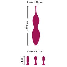 Orion Ярко-розовый клиторальный вибратор с 3 насадками Spot Vibrator with 3 Tips - 17,9 см. (ярко-розовый)