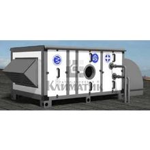 Крышная приточная установка Titan (N VN) 100-50 (I)-L(R) (380В) (исп. RT) с водяным нагревателем