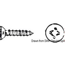 Osculati Self-tapping screw countersunk 3.9x32 AISI 304 AUTO TSP3,9X32, A2-7982-03.9X032