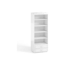 Система Мебели Шкаф-стеллаж с ящиками (гл.410) Италия ИТ-51 белое дерево