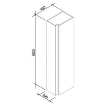Шкаф-пенал Ravak SB 10° серый