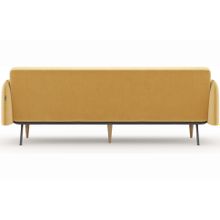 Алмаз. Любимый дом Бьерн Диван трёхместный (Горчичный, ткань UNI IDEA 1028)