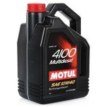 Моторное масло MOTUL 4100 Multidiesel 10W-40 для дизельных и турбодизельных, 5 л, 100261
