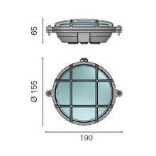 Foresti & Suardi Светильник переборочный Foresti & Suardi Roger II 2028.CS.BT4000 Power Led 10 - 30 В 8 Вт с диммером белый свет