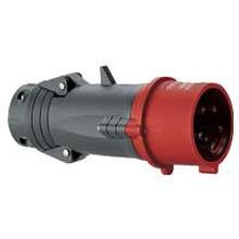 Прямая вилка Hypra - IP 44 - 3К+З - 32 А - пластик | код 052943 | Legrand