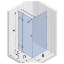 Душевой уголок Riho Scandic S203 (100х80)