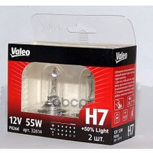 Лампа Н7 12v 55w Рx26d +50% , 2 Шт Блистер Toyota Corolla Saloon (_e15_) 1.6 Dual Vvti (Zre141) 01.2007 -  <=> Nissan Qashqai   Qashqai +2 I (J10, Jj10) 2.0 All-Wheel Drive 02.2007 - 12.2013 Valeo арт. 032614