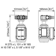 Marco Электрическая топливная помпа Marco VP45 AC 1660301C 220 В 35 л мин 1 бар для перекачки дизельного топлива