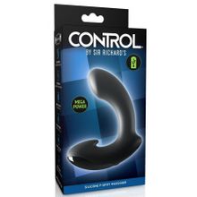 Черный вибромассажер простаты Ultimate Silicone P-Spot Massager (236495)