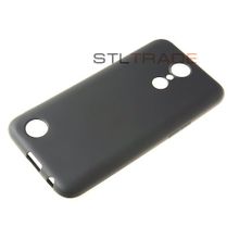 Силиконовый чехол TPU Case Металлик LG K10 (2017) черный