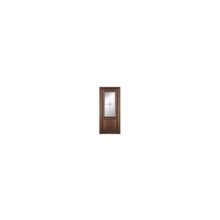 Межкомнатная дверь Деканто Орех Бренди, Модель 5022 Орех Бренди, Стекло «Меандр»