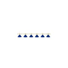 Cветильник бильярдный «GOLDEN BLUE» D40 (6 плафонов)