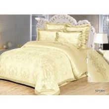 Постельное белье Жаккард с вышивкой 1,5 спальное TOFALLI Silk-Place SP085-4-1521