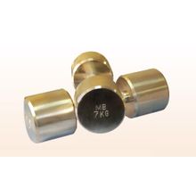 Гантели неразборные фитнесс 7,0 кг хром Barbell