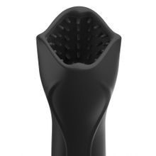 Черный вибромастурбатор-ротатор Vibrating Roto-Teazer (87062)