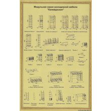 Мебель для детской Калейдоскоп - композиция 3