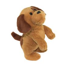Поющая игрушка Ласковый щенок, цвет коричневый