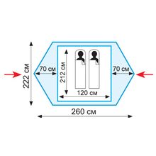 Палатка Tramp Colibri 2 (V2)