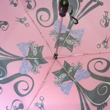 Женский зонт Ame Yoke Кошка розовый