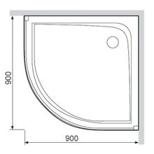 Душевой поддон Am.Pm Like Twin Slide (W80T-301-090W) (90х90)