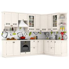 Любимый Дом Кухня Амели № 15 290+186 см. угловая, универсальная сборка ID - 286888