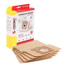 P-05 Мешки-пылесборники Ozone бумажные для пылесоса, 5 шт + микрофильтр