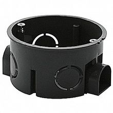 коробка установочная приборная КМТ-010-044 со стыковочными узлами и саморезами для твердых стен (68х40) |  код. plc-kmt-010-044 |  EKF