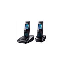 Panasonic kx-tg8412rut dect (темно-серый металлик 2 трубки)